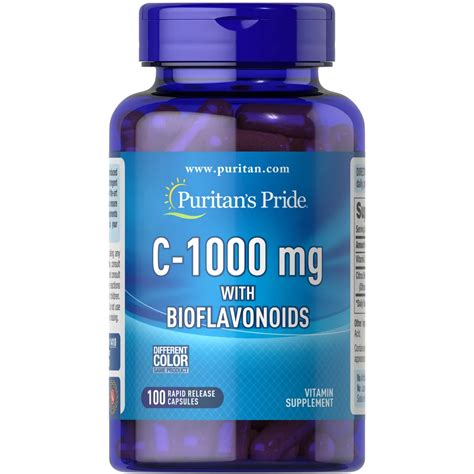 Vitamina C Mg Con Bioflavonoides Capsulas C Puritans