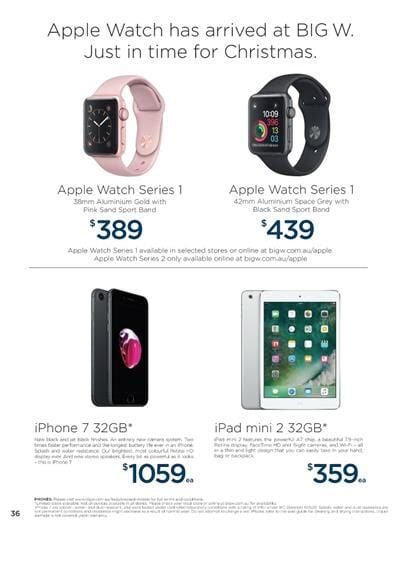 Big W Christmas Catalogue Apple Products 2016 8 14 Dec Catalogue AU