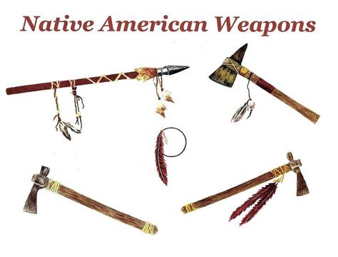 Native American Weapons Native American Weapons Pinterest Tools