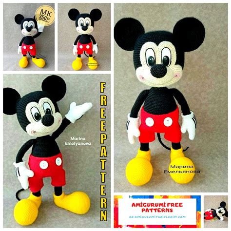 Mickey Mouse Amigurumi Free Pattern En Amigurumitariflerim