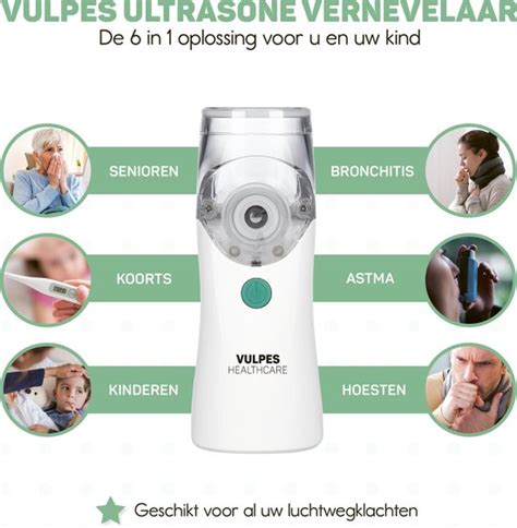 Vulpes Goods® Healthcare Aerosoltoestel Ultrasone Vernevelaar