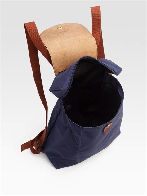 Longchamp Le Pliage Backpack In Blue Navy Lyst