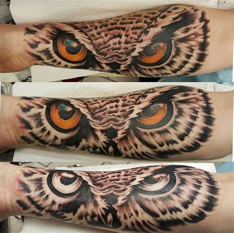 Owl Forearm Tattoos