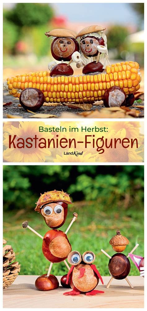 Basteln Im Herbst Kastanien Figuren Artofit