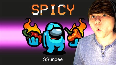 Spicy Imposter Mod In Among Us Ssundee Reaction Youtube