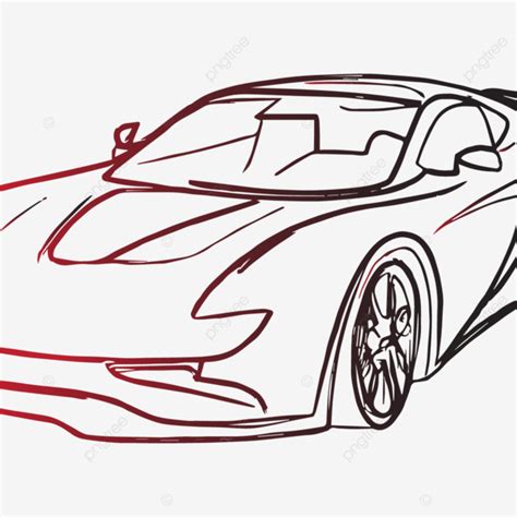 sports car  drawing