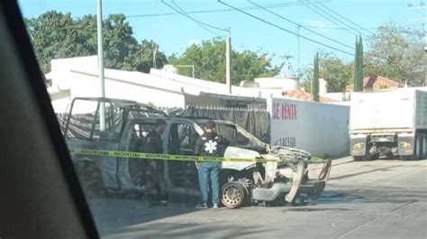 Se Queman Dos Patrullas De La Polic A Municipal En Choix Una De Ellas