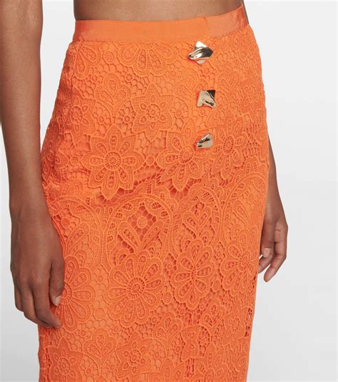 Self Portrait Lace Pencil Skirt Self Portrait