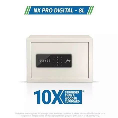 Godrej NX Pro 8 Litre Digital Ivory Home Locker No Of Lockers 1 At Rs