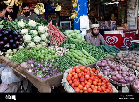 Fruit And Vegetable Market In Pakistan Stock Photo Royalty Free Image