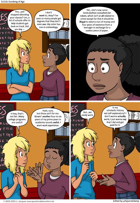 Comic 5121b Dumbing Of Age R Questionablecontent