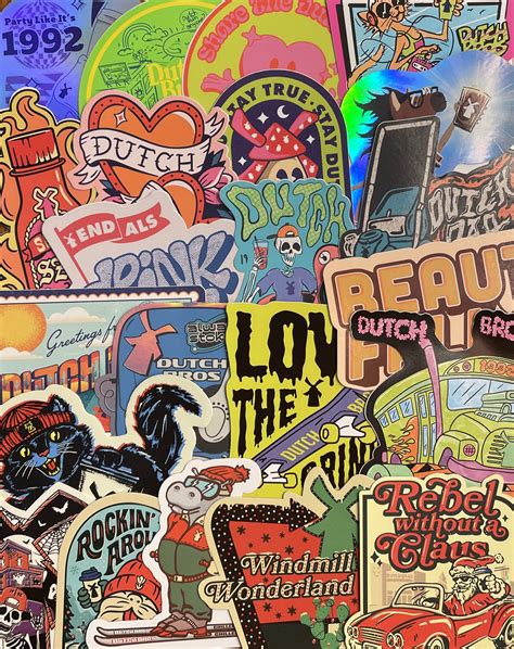 2023 Dutch Bros Stickers Etsy
