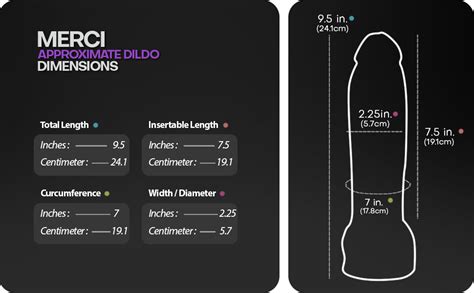 Amazon Doc Johnson Merci The Perfect P Spot Dildo 9 5 With Removable Vac U Lock