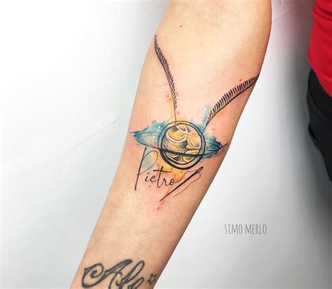 Golden Snitch Tattoo By Simona Merlo Photo 27869