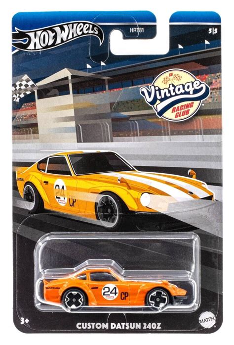 Hot Wheels HRT81 HRV10 Datsun 240Z orange metallic Vintage Racing Club 5 5 Maßstab ca 1 64
