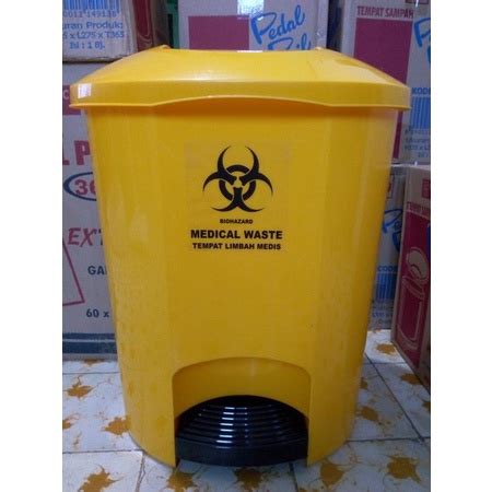 Jual Tempat Sampah Limbah Medis Biohazard Medical Waste 36 Liter