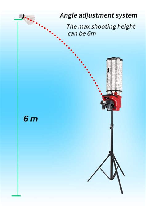 Siboasi S2025 Badminton Shuttle Throwing Machine Sports Wing Shop On