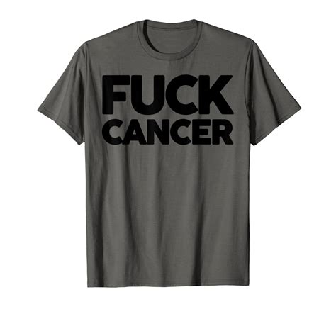 Fuck Cancer Tshirt Fu Cancer T Shirt Cancer Awareness T Shirt Elnovelty