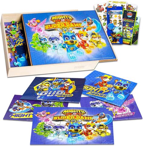 Nick Shop Paw Patrol Wooden Puzzle 5 Pack 24 Piece India Ubuy