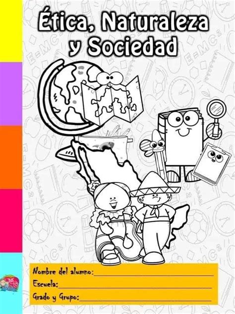 Pin De Lucy Sosa En Portadas Temas De Escuela Campos Formativos Caratulas Para Cuadernos