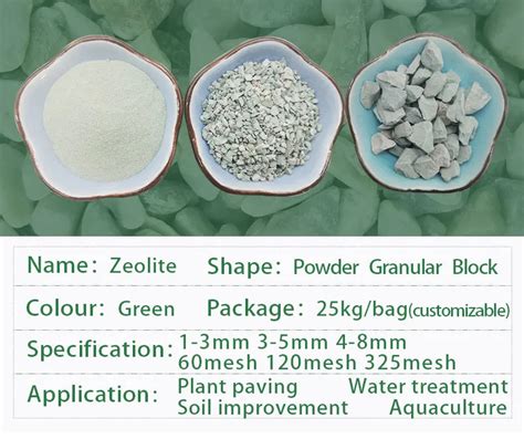 Natural Zeolite Ore Water Filtration Filler Powder For Concrete