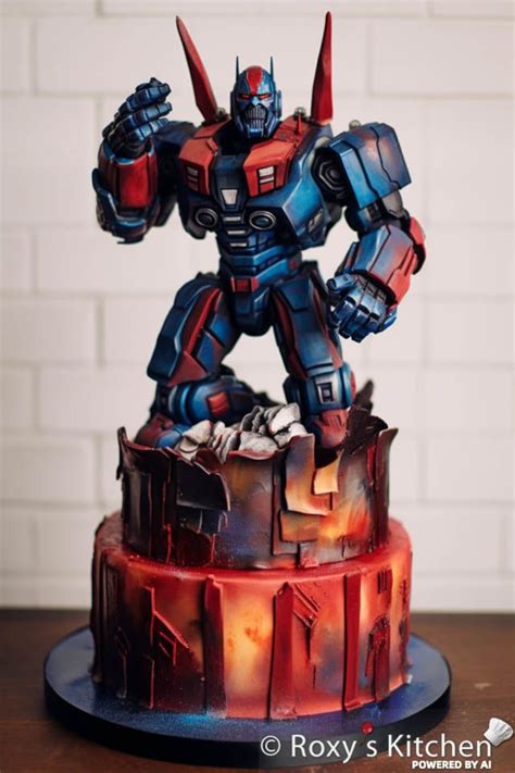 Transformers Themed Birthday Party Ideas Optimus Prime Cake