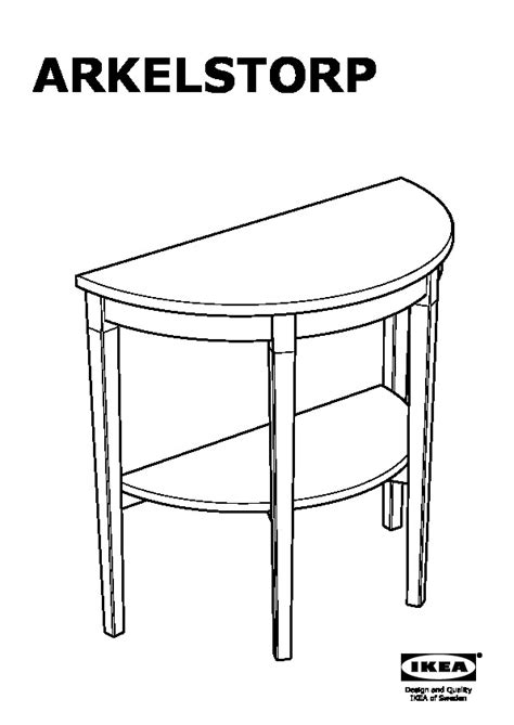 ARKELSTORP Console noir - IKEAPEDIA