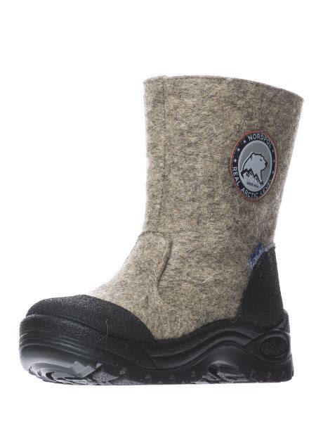 Валенки Мальчики, Девочки Филипок бежевый Войлок Зима Молния 5 Россия ...