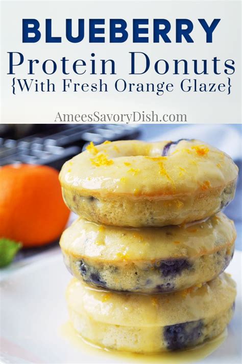 These Delicious Blueberry Protein Donuts Are Gluten Free Full Of