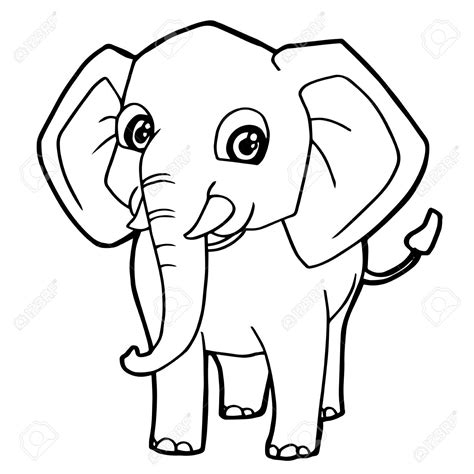 Dibujo De Un Elefante Animado Para Colorear Loca Tel Porn Sex Picture