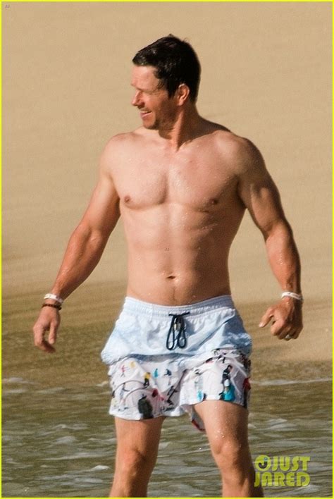 Mark Wahlberg Goes Shirtless For Another Barbados Beach Day Photo 4203396 Bikini Mark