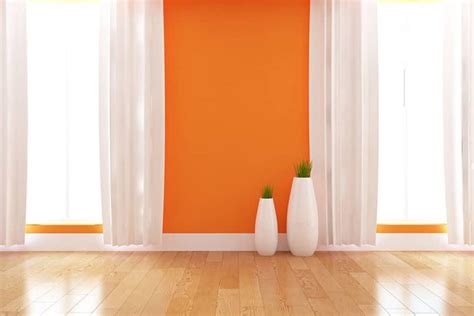 8 Rekomendasi Warna Gorden yang Cocok untuk Cat Warna Orange - Blibli