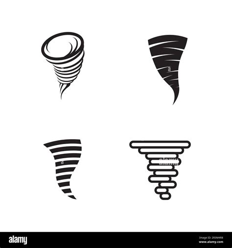 Tornado Logo Symbol Vector Illustration Design Stock Vector Image Art