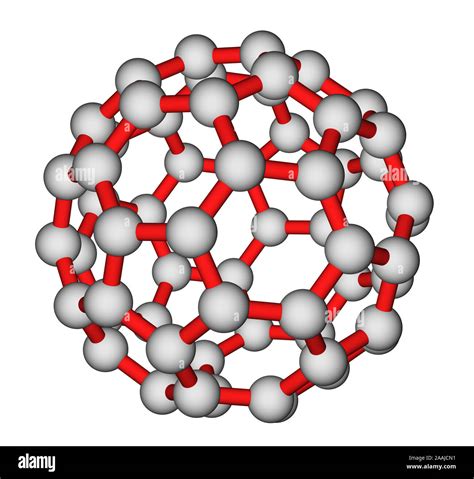 Buckminsterfullerene c60 molecule Cut Out Stock Images & Pictures - Alamy
