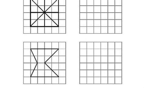 Reproduire Une Figure Sur Un Quadrillage Avec Des Noeuds Geometrie Pour