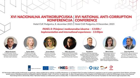 VIDEO Nacionalna Antikorupcijska Konferencija O Primjeni I