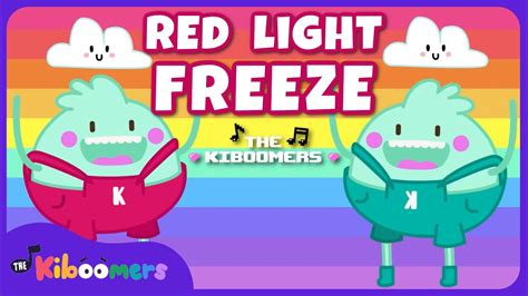 Red Light Freeze Dance THE KIBOOMERS Preschool Songs Brain Break