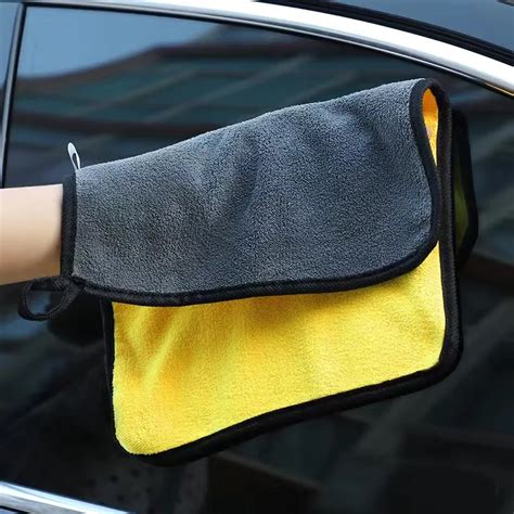 Wholesale Car Wash Towel Wipe Towel Coral Velvet Double Sided Thickened Car Towel Absorbent Soft