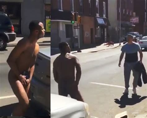 Man Chases Another Naked Man Into The Streets After Catching Him With His Gf It Was All Caught