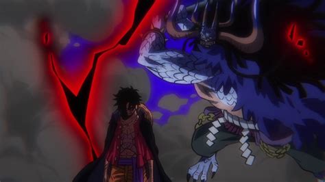 Luffy S Advanced Conqueror Haki Vs Hybrid Kaido Amvone Piece Awaken