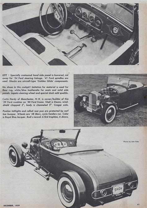Features 1950 S Period Correct Hot Rods Page 37 The H A M B