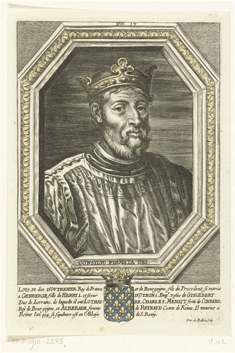 Portrait Of King Louis Iv Of France Pieter De