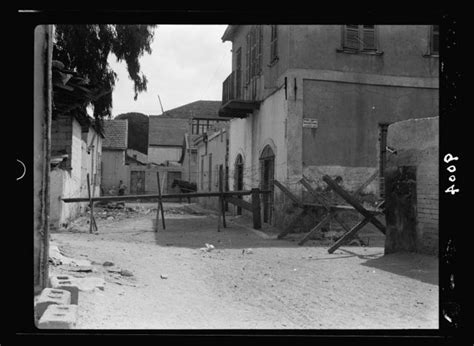 Palestine Disturbances During Summer Jaffa Barbed Wire