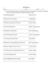 Quiz On Verb Patterns Esl Worksheet By Edunugaeflteacher