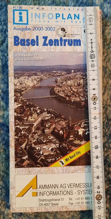 Stadtplan Basel Baselstadt Strassenplan Ausgabe 2000 2002 Kaufen