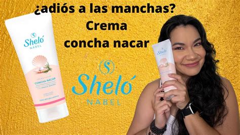 Rese A De La Crema Concha Nacar Facial Shel Nabel Youtube