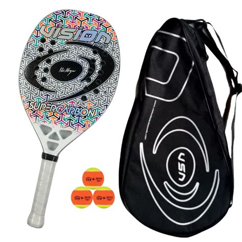 Raquete De Beach Tennis Vision Super Carbon