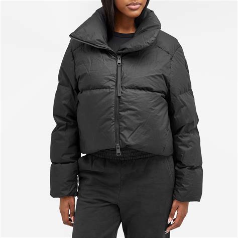 Canada Goose Garnet Cropped Puffer Jacket Desert Sand | END. (US)
