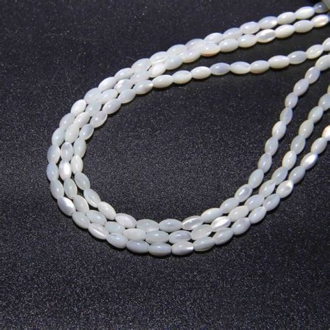 Perles Rondes En Nacre Blanche Naturelle Pour La Fabrication De Bijoux