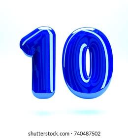 number  blue